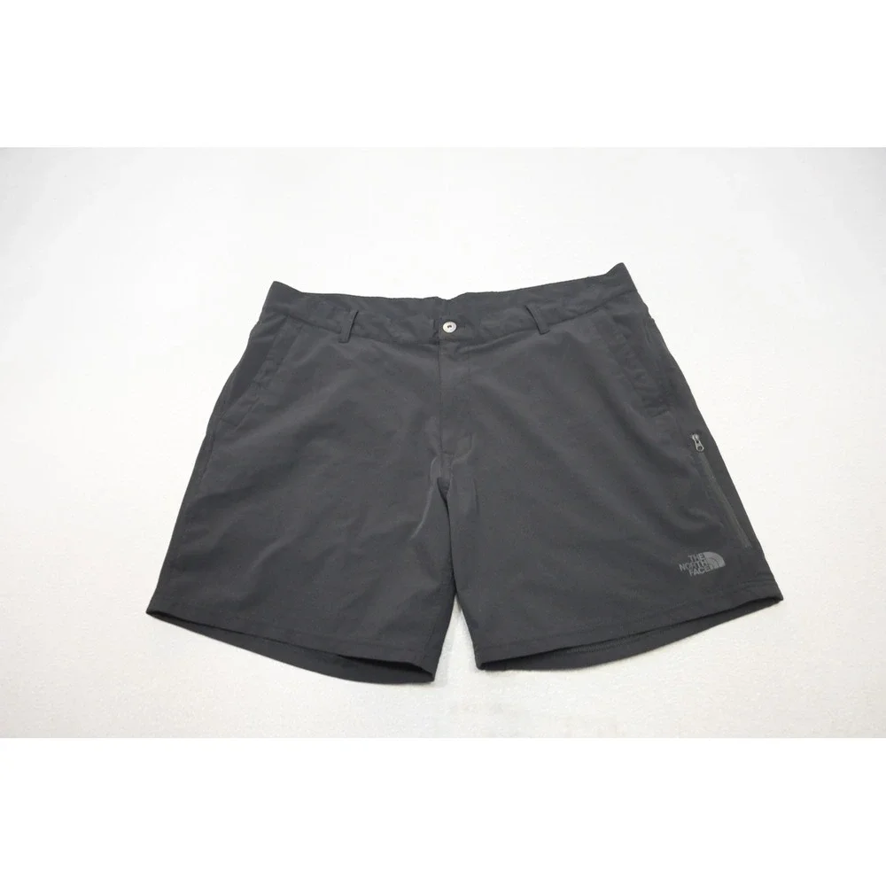 The North Face Shorts Mens‎ 40 Black Stretch Hiking Athletic Casual Excellent
